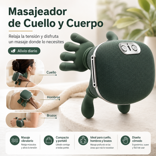 Masajeador de Cuello y Cuerpo con Diseño de Manitos